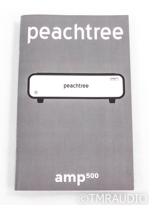 Peachtree amp500 Stereo Power Amplifier; Gloss Mocha