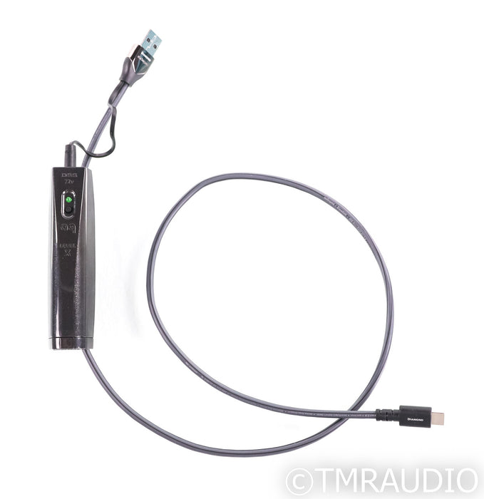 AudioQuest Diamond USB-C Cable; 0.75m Digital Interconnect; 72v DBS (Open Box)