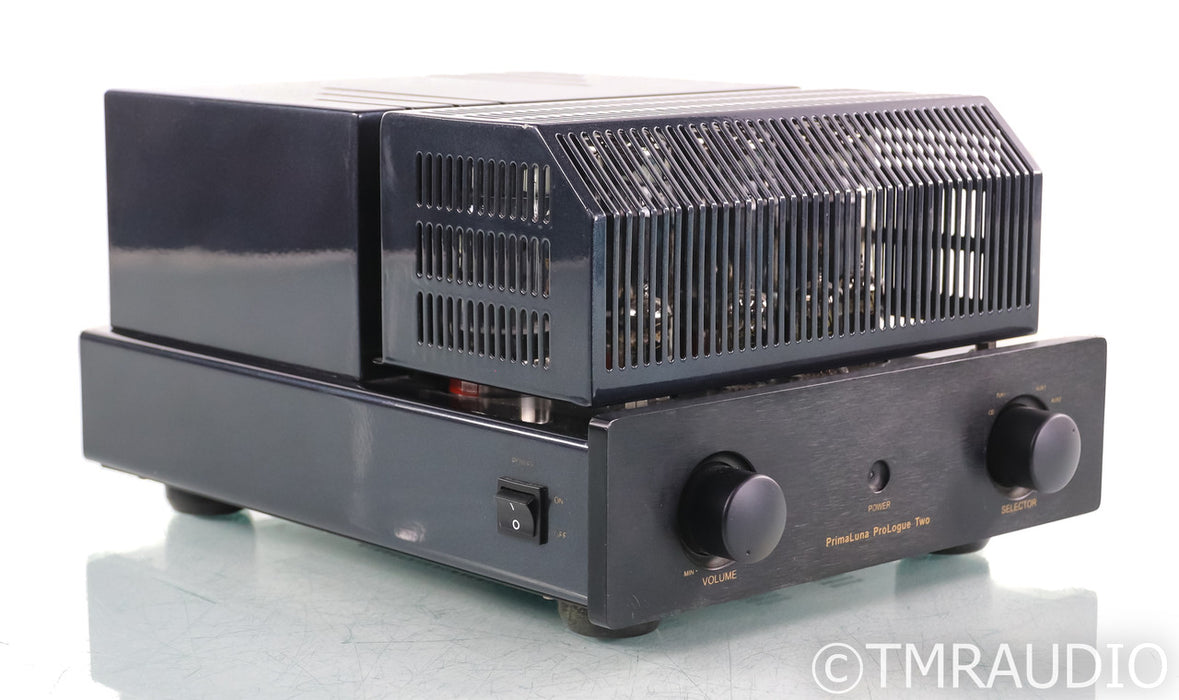 PrimaLuna ProLogue Two Stereo Tube Integrated Amplifier; 2; Black; MM Phono