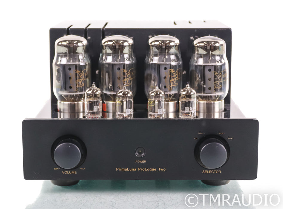 PrimaLuna ProLogue Two Stereo Tube Integrated Amplifier; 2; Black; MM Phono