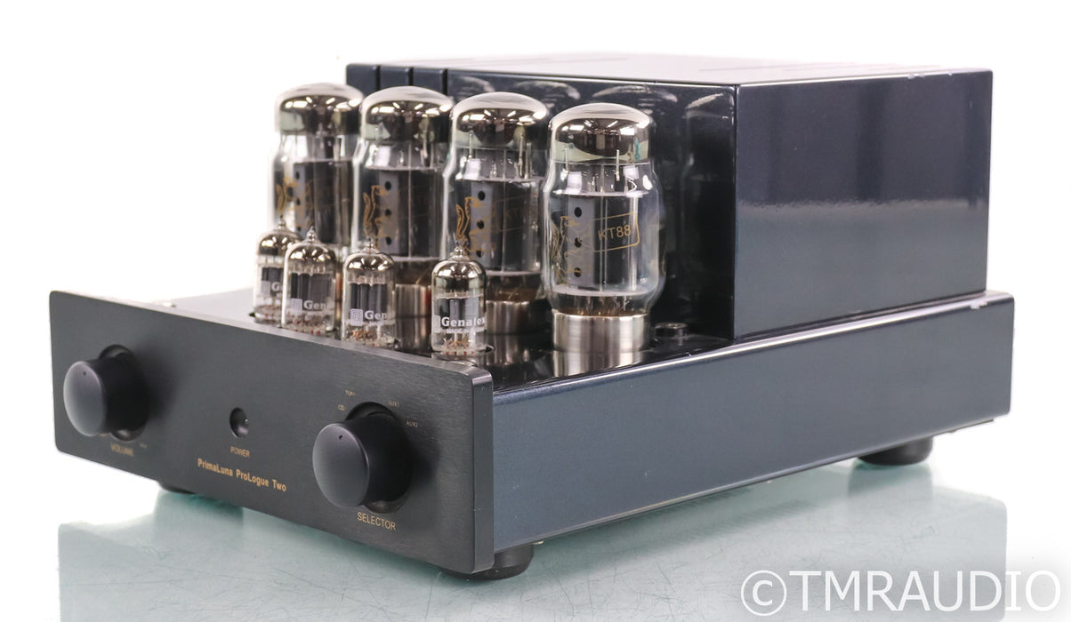 PrimaLuna ProLogue Two Stereo Tube Integrated Amplifier; 2; Black; MM Phono