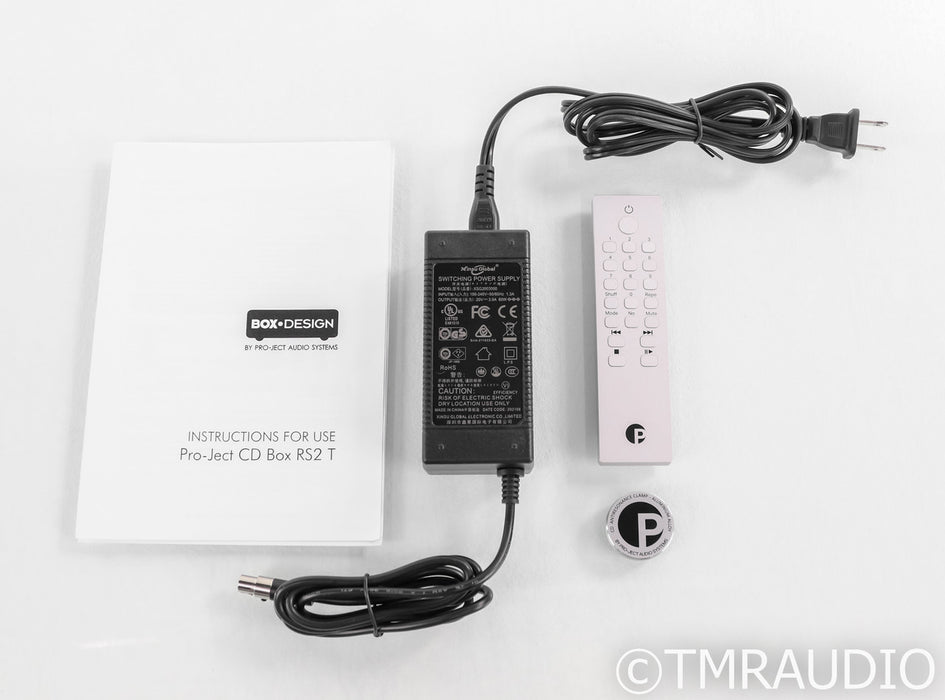 Pro-Ject CD Box RS2 T CD Transport; RS-2; Silver; Remote (Open Box)