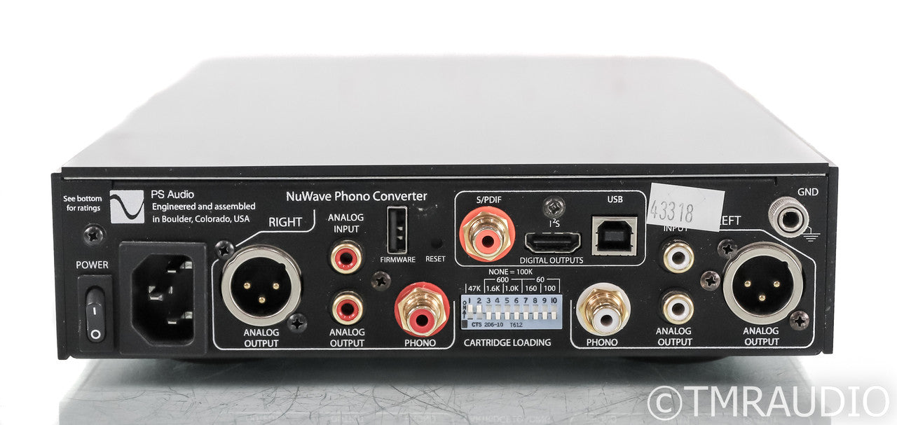 PS Audio NuWave Phono Converter; A/D Converter; MM / MC; Black