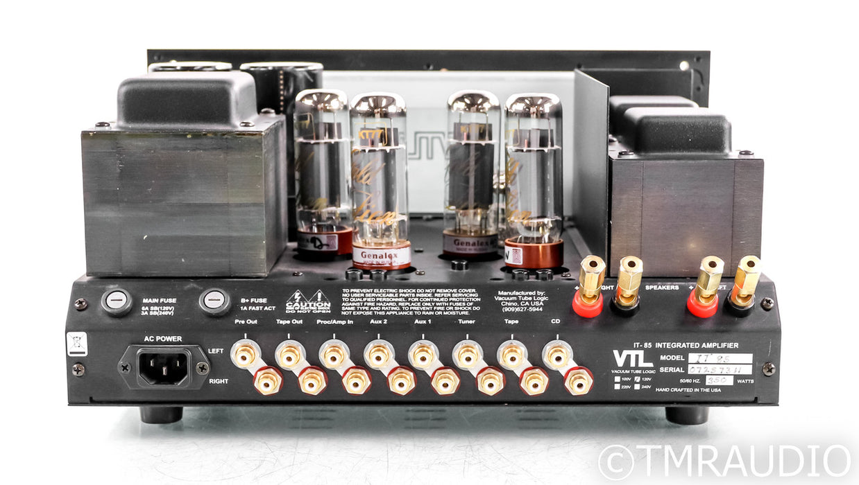 VTL IT-85 Stereo Integrated Tube Amplifier; IT85