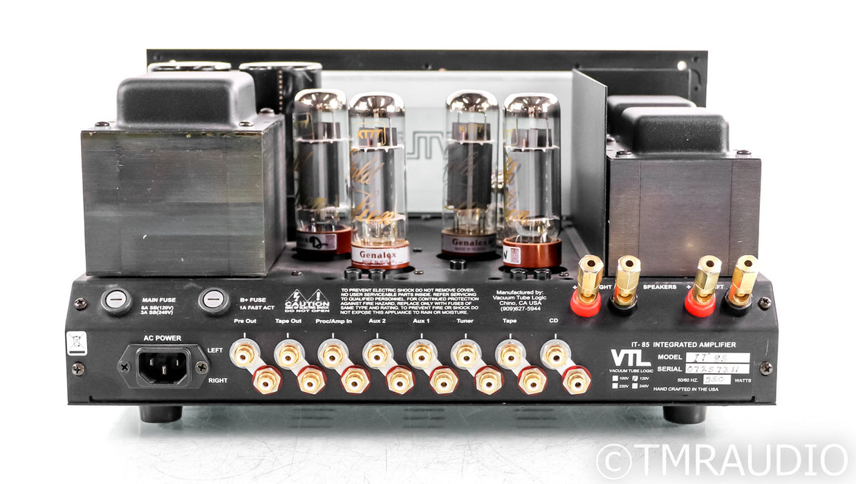 VTL IT-85 Stereo Integrated Tube Amplifier; IT85