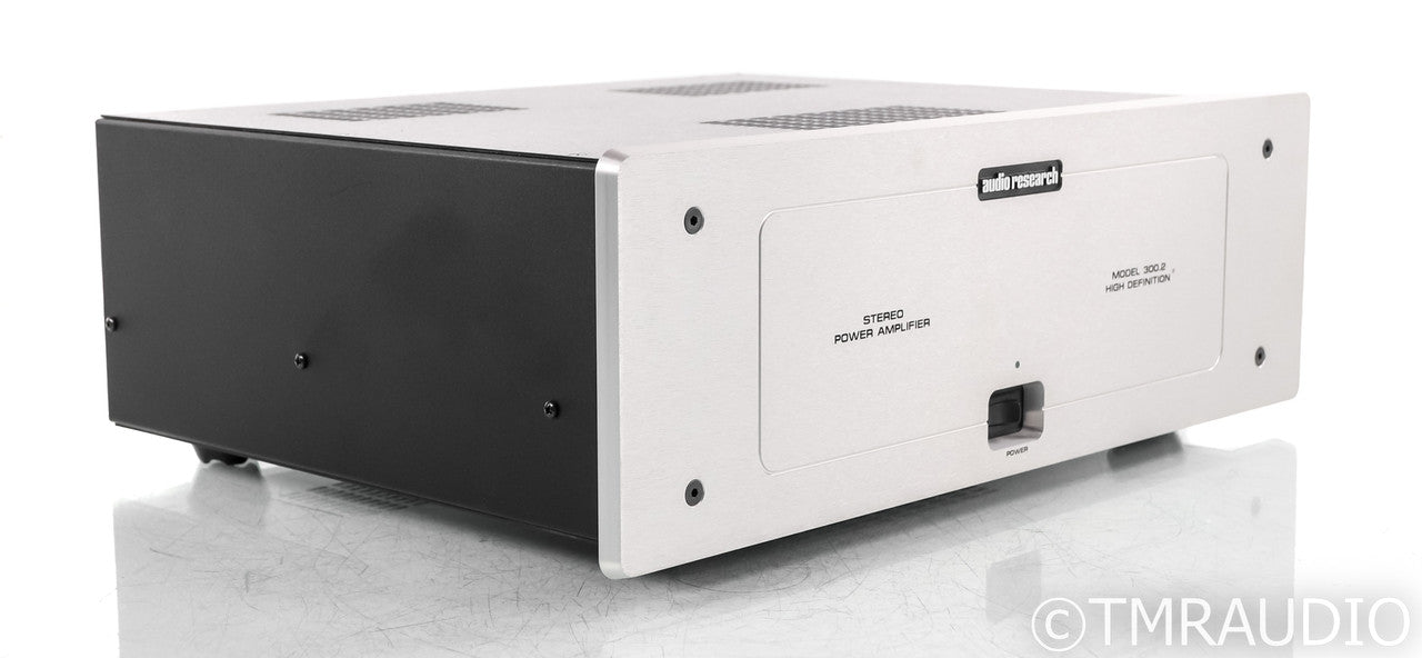 Audio Research 300.2 Stereo Power Amplifier; Silver; Model 300.2