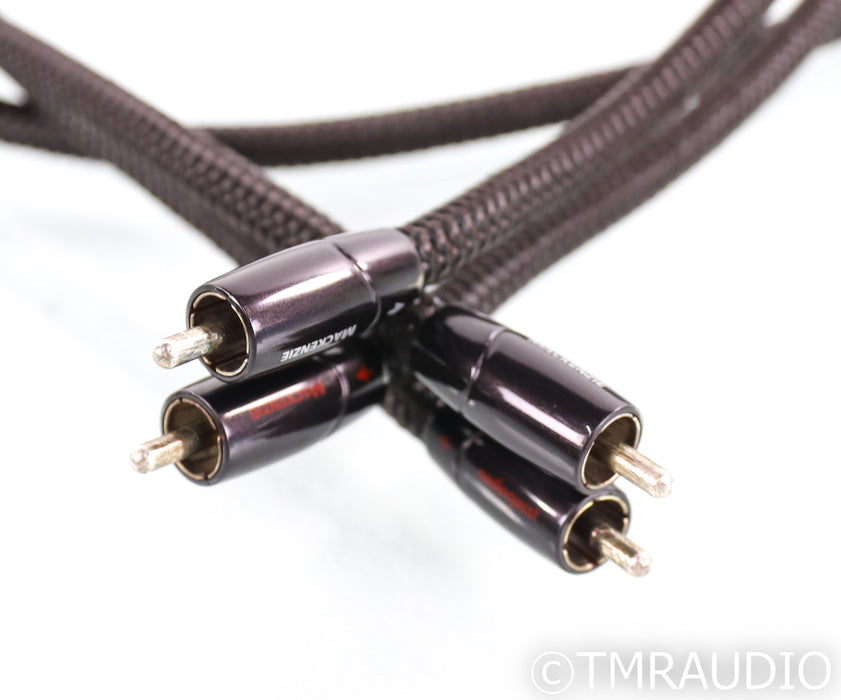 AudioQuest Mackenzie RCA Cables; 1.5m Pair Interconnects