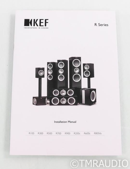KEF R600c Center Channel Speaker; Gloss Black