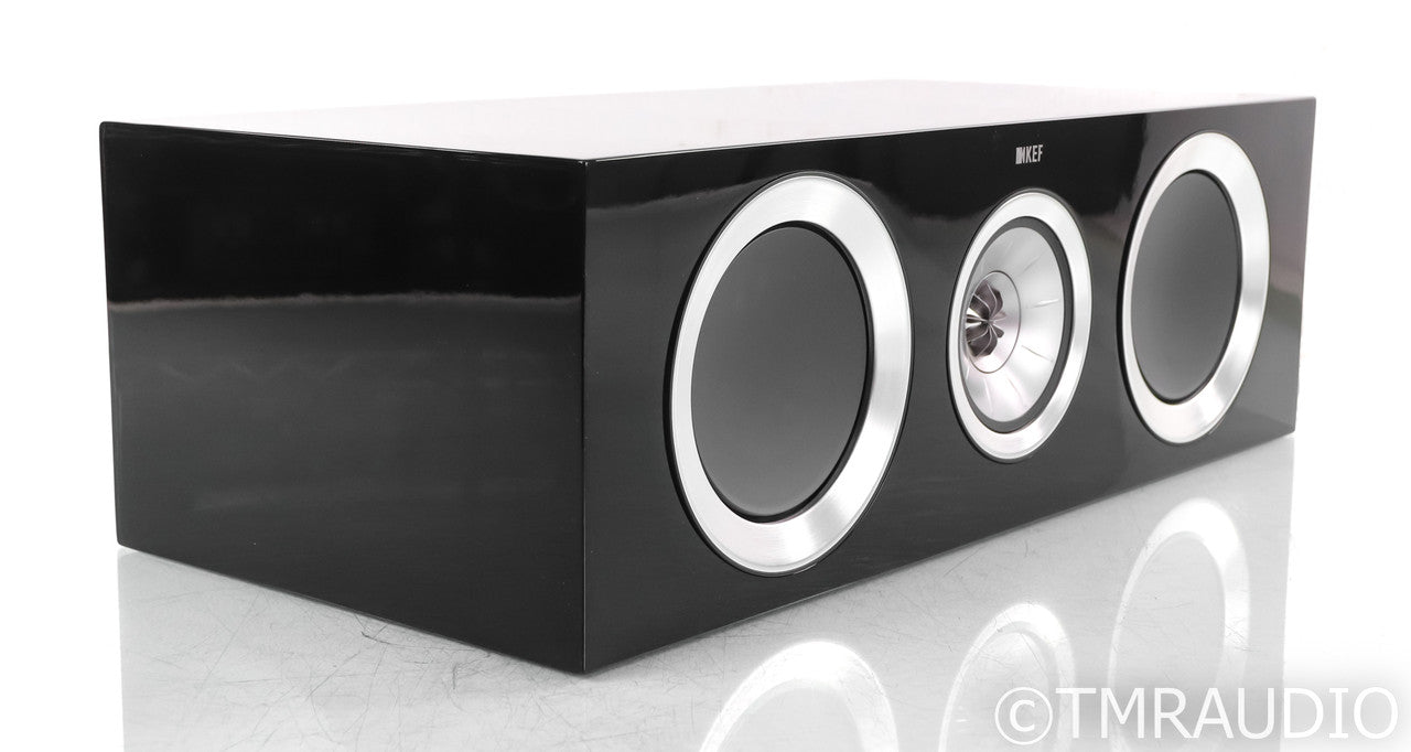 KEF R600c Center Channel Speaker; Gloss Black