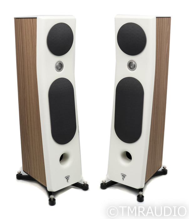 Focal Kanta N2 Florostanding Speakers; Walnut Ivory Pair (Open Box)