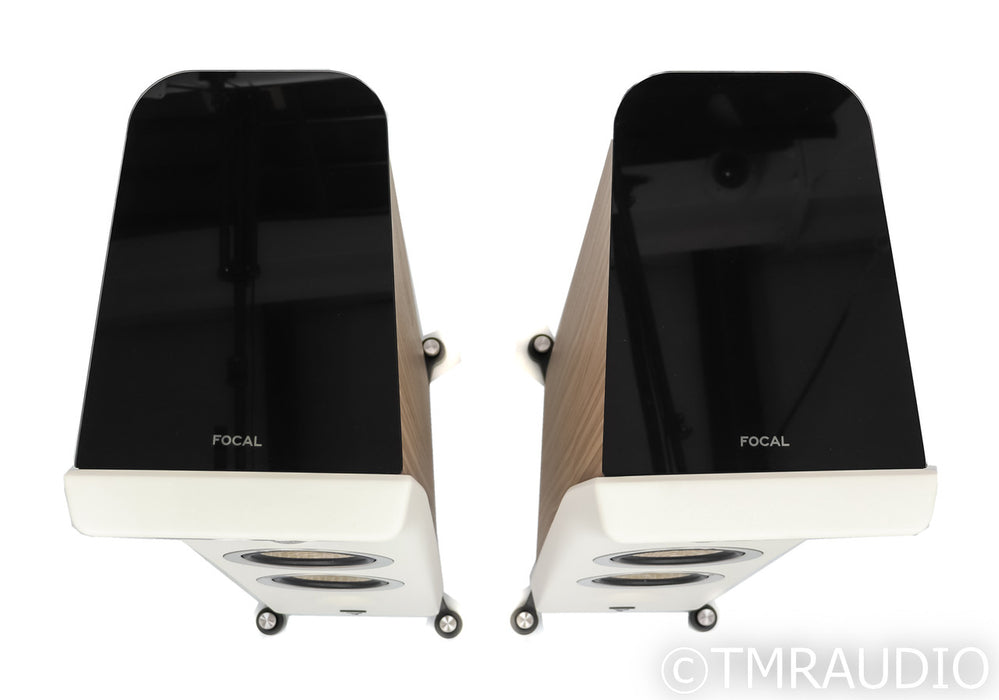 Focal Kanta N2 Florostanding Speakers; Walnut Ivory Pair (Open Box)