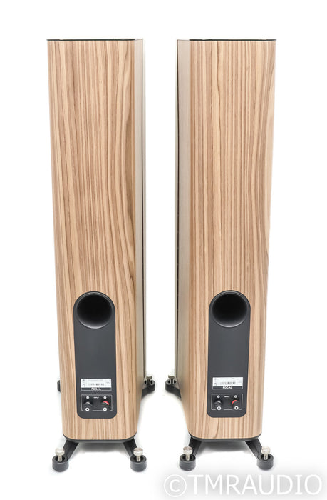 Focal Kanta N2 Florostanding Speakers; Walnut Ivory Pair (Open Box)