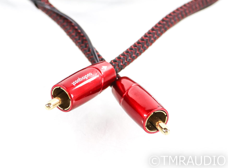 Audioquest Irish Red RCA Subwoofer Cable; Single 3m Interconnect