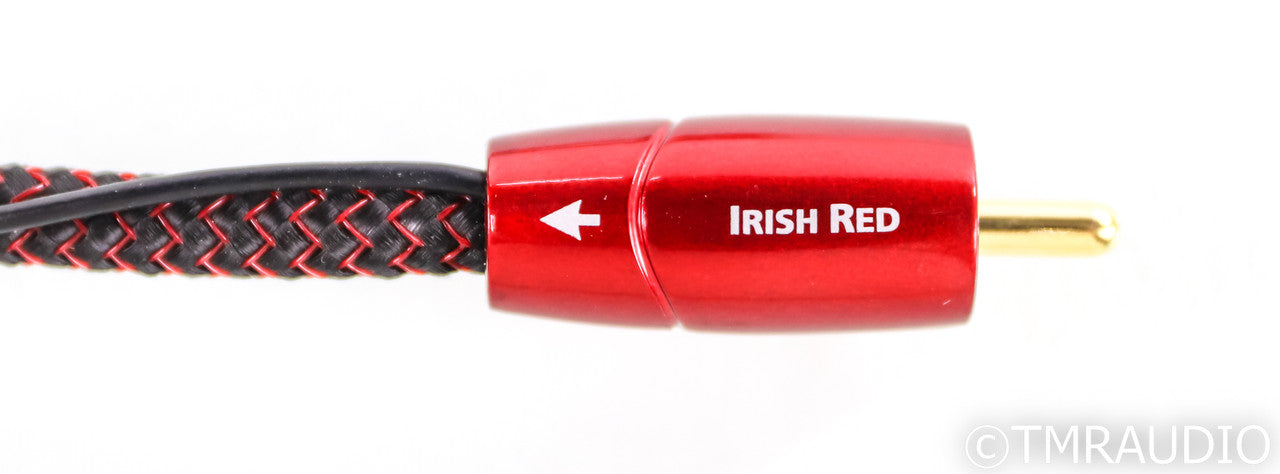 Audioquest Irish Red RCA Subwoofer Cable; Single 3m Interconnect