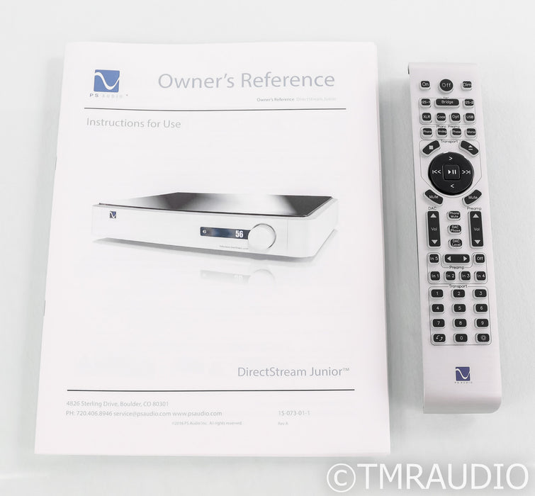 PS Audio PerfectWave DirectStream Junior DSD DAC; Black; Remote; Roon Ready