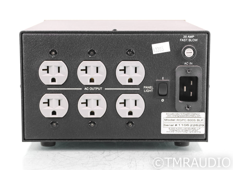 Richard Gray's Power Company 600S Power Conditioner; RGPC; 600-S; Black