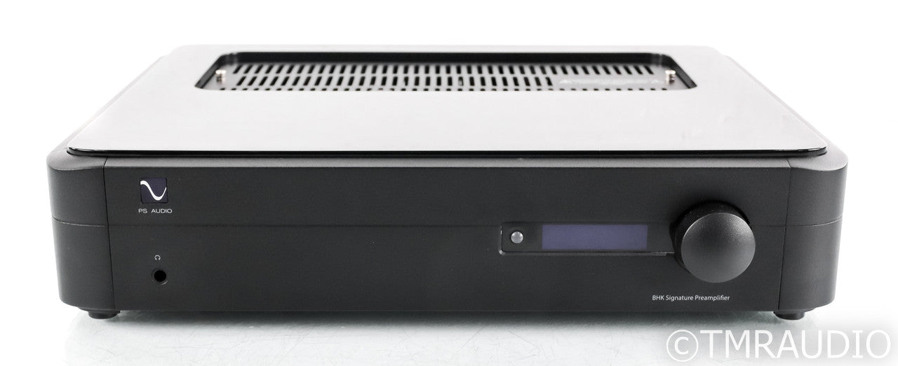 PS Audio BHK Signature Stereo Tube Hybrid Preamplifier; Black; Remote (Used)