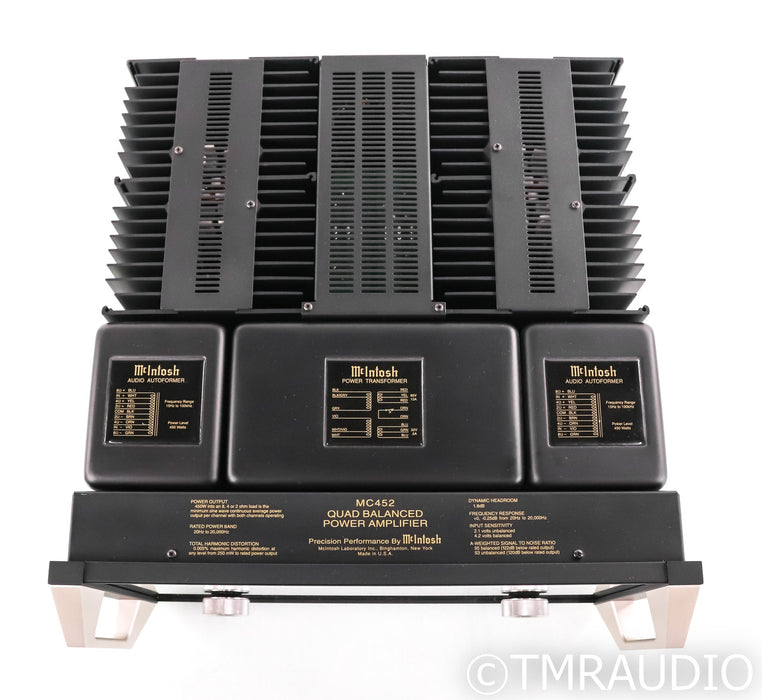 McIntosh MC452 Stereo Power Amplifier; MC-452