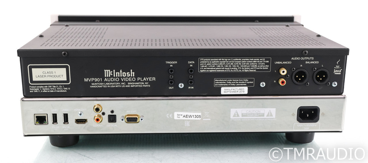 McIntosh MVP901 SACD / CD Player; Remote; Black