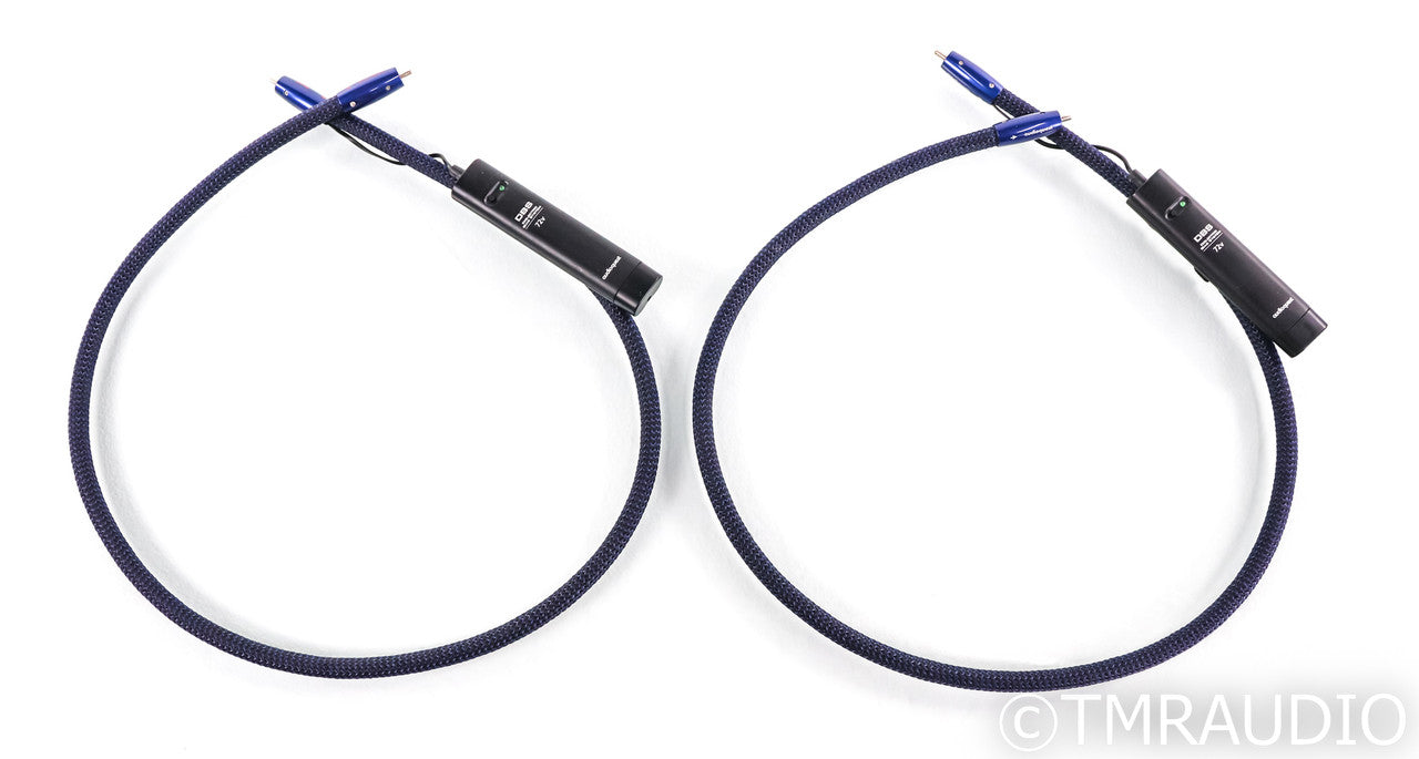Audioquest Water RCA Cables; 1m Pair Interconnects; 72v DBS