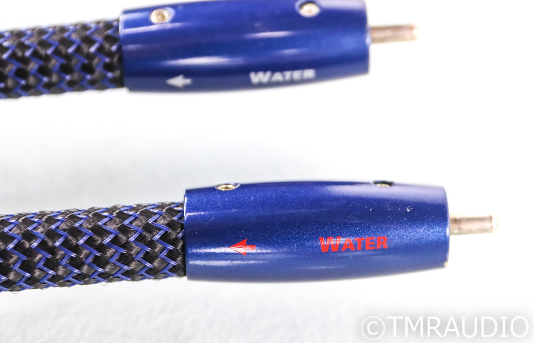 Audioquest Water RCA Cables; 1m Pair Interconnects; 72v DBS