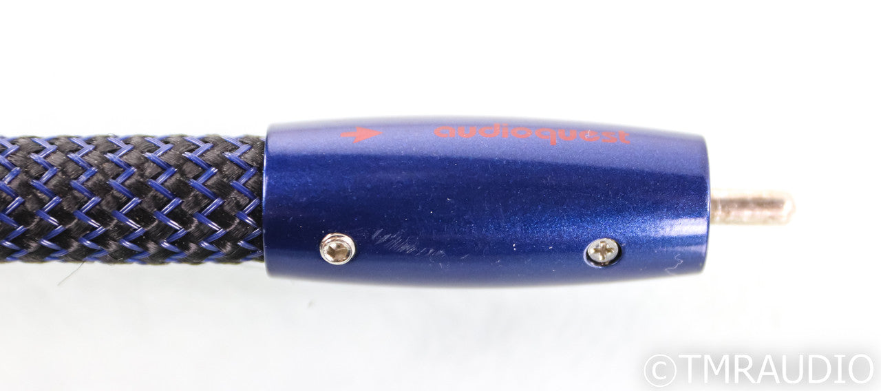 Audioquest Water RCA Cables; 1m Pair Interconnects; 72v DBS