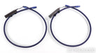 Audioquest Water RCA Cables; 1m Pair Interconnects; 72v DBS