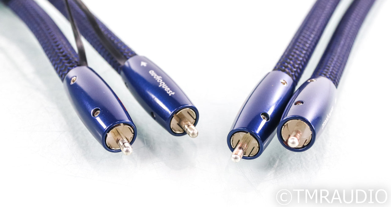 Audioquest Water RCA Cables; 1m Pair Interconnects; 72v DBS