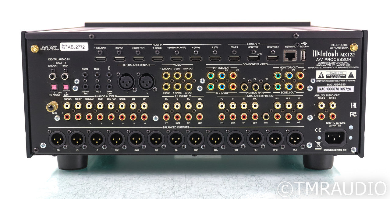 McIntosh MX122 11.2 Channel Home Theater Processor; MX-122; Remote; Bluetooth