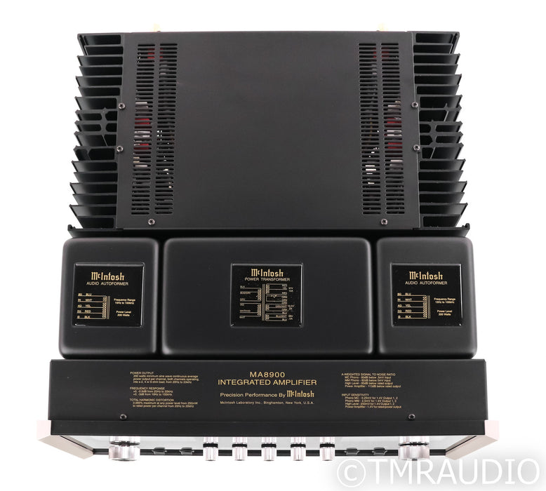 McIntosh MA-8900 Stereo integrated Amplifier; Remote; MM/MC Phono Stage