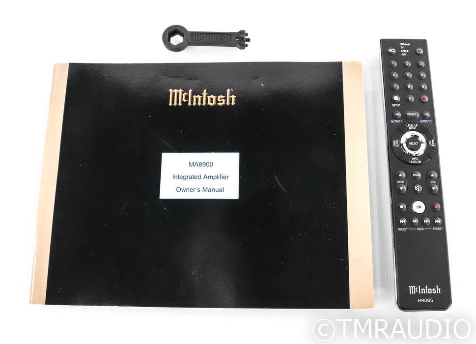 McIntosh MA-8900 Stereo integrated Amplifier; Remote; MM/MC Phono Stage