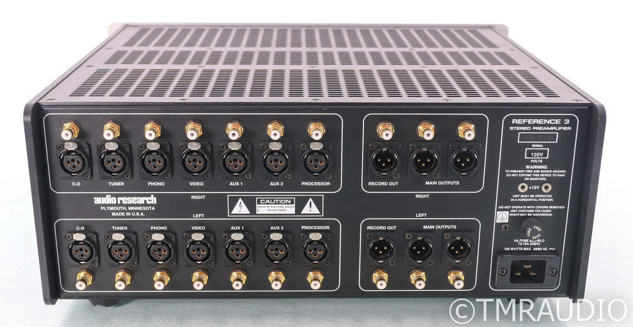 Audio Research Reference 3 Stereo Tube Preamplifier; Remote; Silver