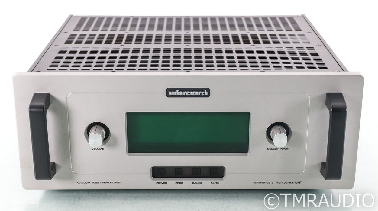Audio Research Reference 3 Stereo Tube Preamplifier; Remote; Silver