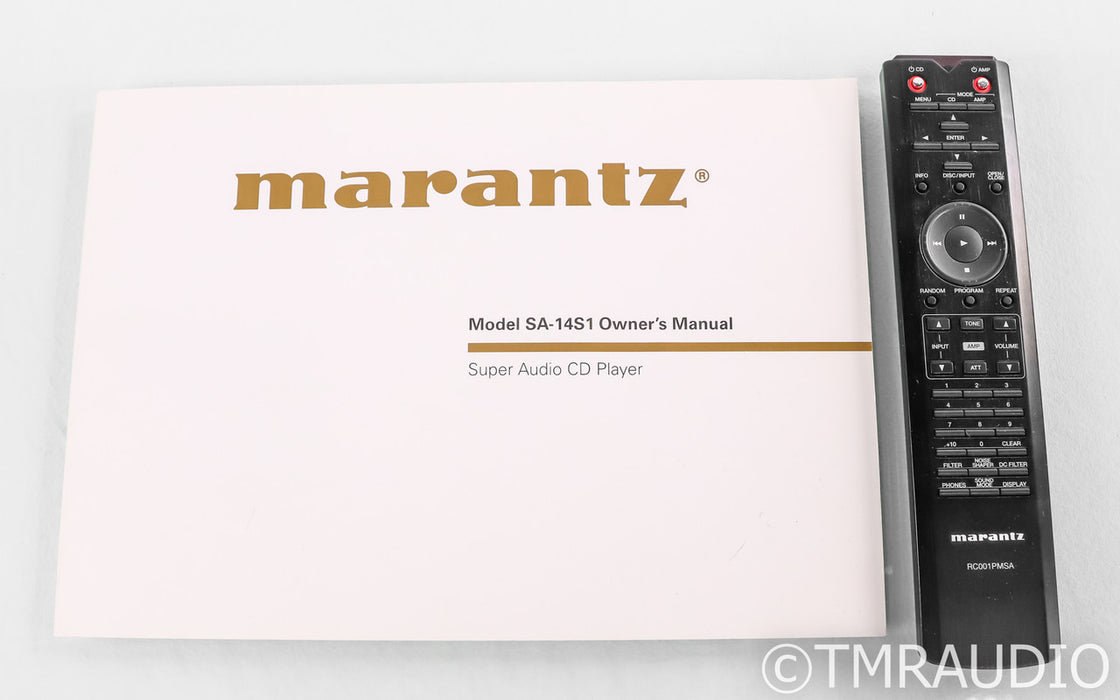 Marantz SA-14S1 CD / SACD Player; Black; Remote; SA14S1