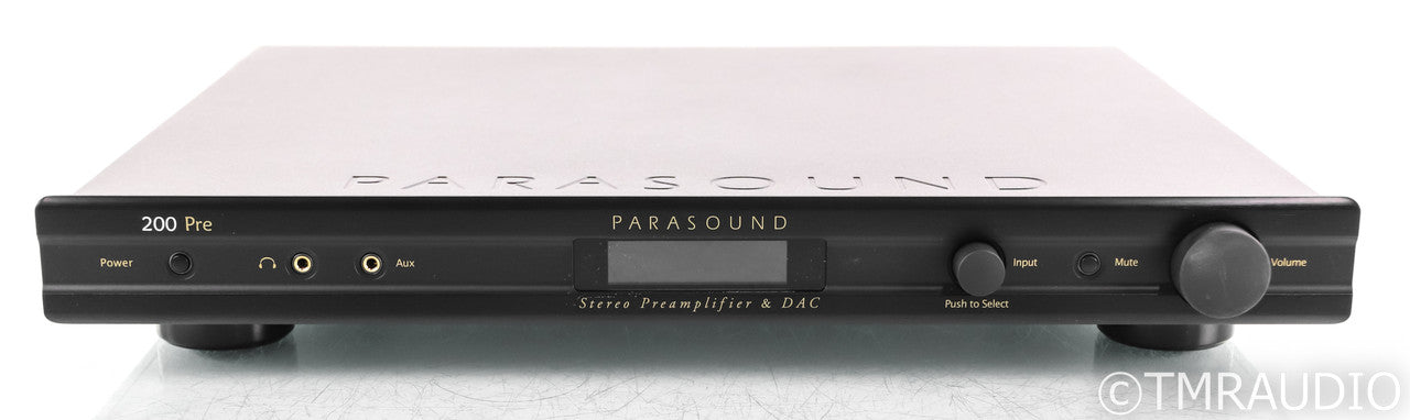 Parasound 200 Pre 2.1 Channel Preamplifier / DAC; D/A Converter; Remote; USB