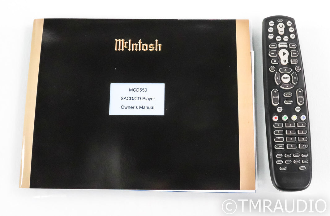 McIntosh MCD550 SACD / CD Player; Remote