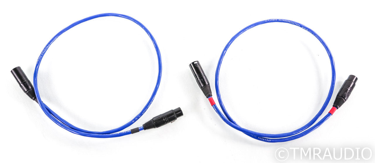 JPS Labs Ultraconductor XLR Cables; 1m Pair Balanced Interconnects
