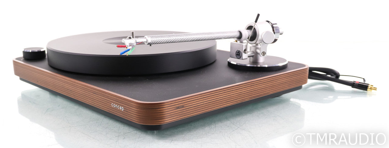 Clearaudio Concept Wood Belt Drive Turntable; Dark Baltic Birch; No Cartridge