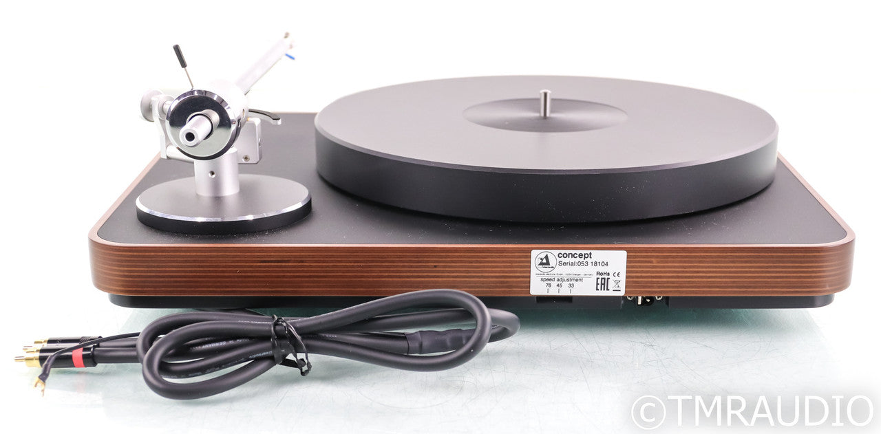 Clearaudio Concept Wood Belt Drive Turntable; Dark Baltic Birch; No Cartridge