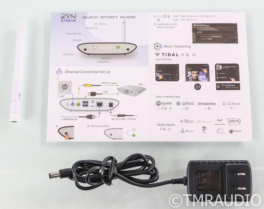 iFi Zen Stream Network Streamer; Spotify Connect; Airplay, Roon Ready