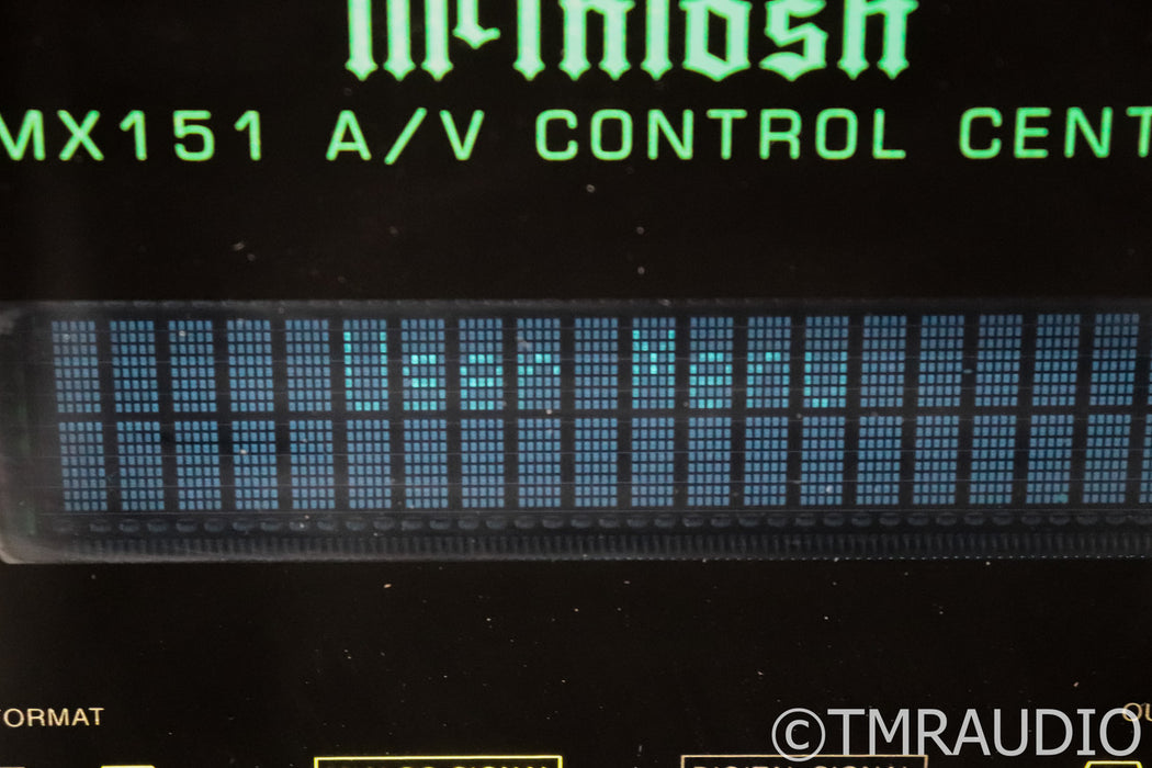 McIntosh MX151 7.1 Channel Home Theater Processor; MX-151; Remote