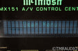McIntosh MX151 7.1 Channel Home Theater Processor; MX-151; Remote