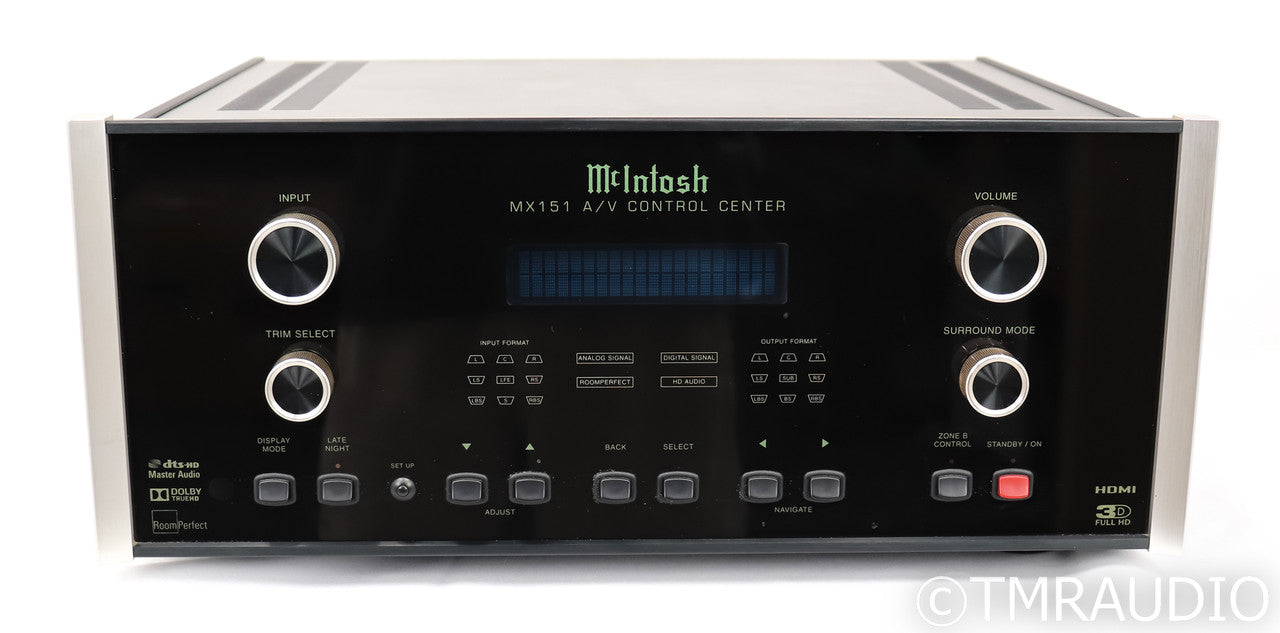 McIntosh MX151 7.1 Channel Home Theater Processor; MX-151; Remote