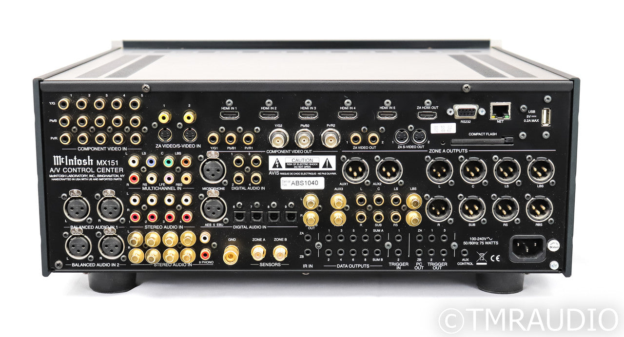 McIntosh MX151 7.1 Channel Home Theater Processor; MX-151; Remote