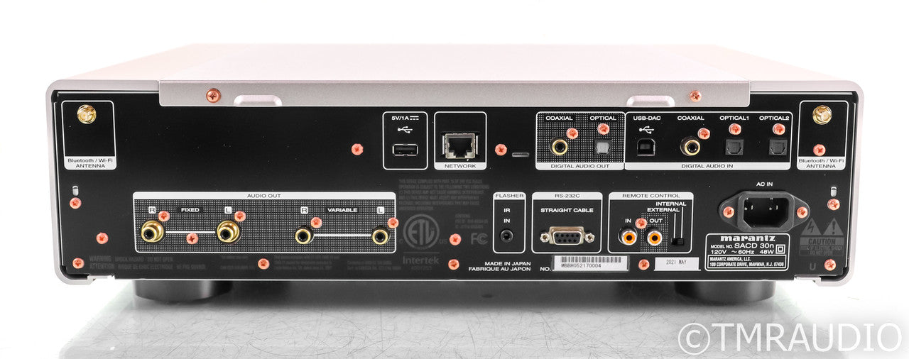 Marantz 30n Network SACD / CD Player; Remote; Silver; Bluetooth