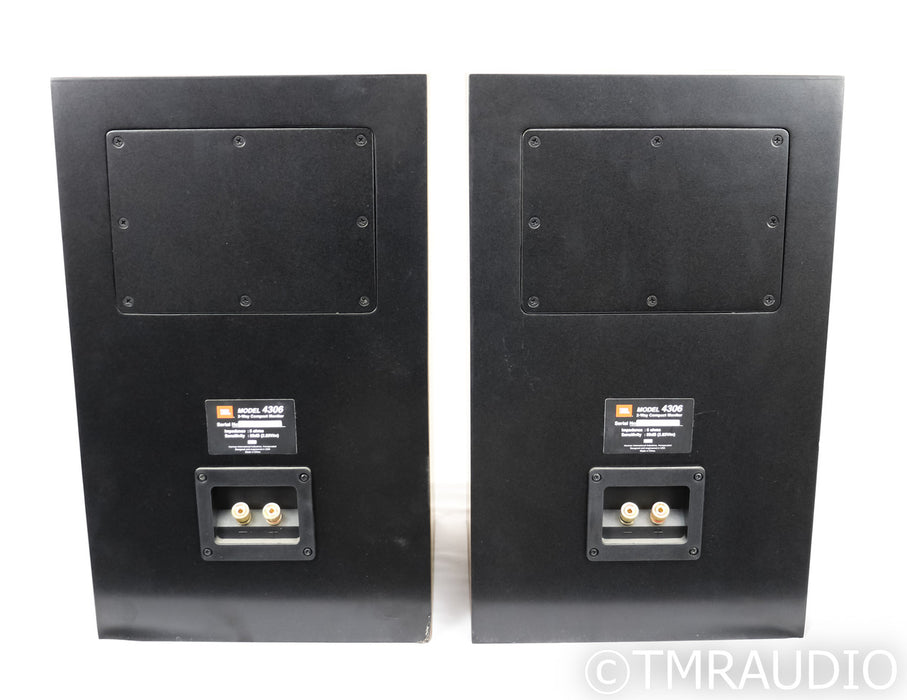 JBL 4306 Bookshelf Speakers; Walnut Pair; HF Level Control; Compact Monitor