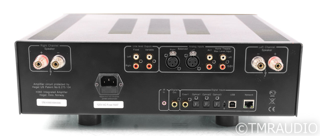Hegel H360 Stereo Integrated Amplifier; Remote; Black