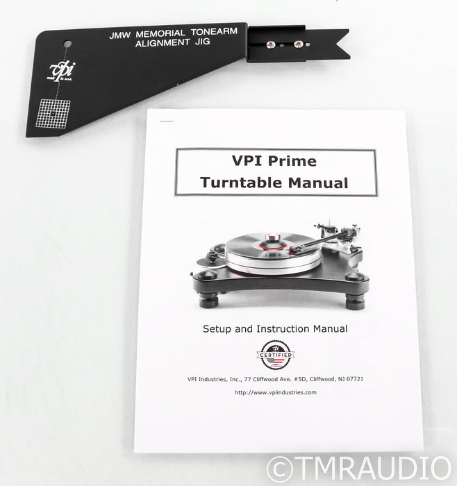 VPI Prime Turntable; JMW 10-3D Tonearm; Dynamo XX.2 MKII MC Cartridge