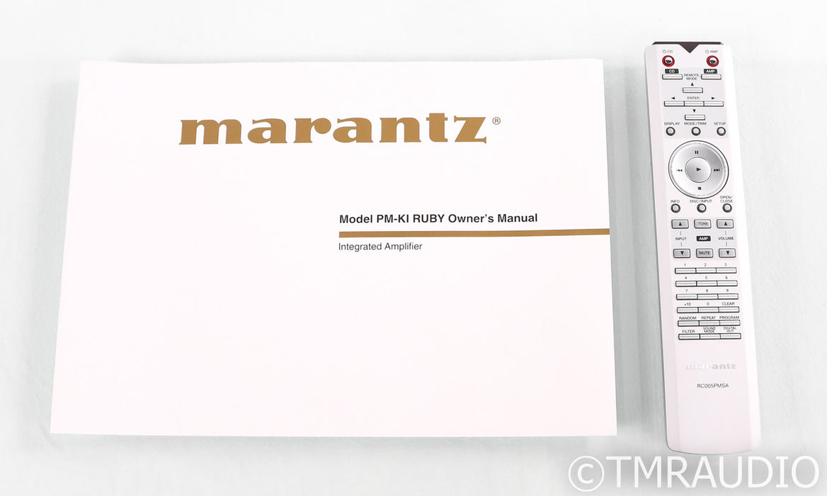 Marantz PM-KI Ruby Stereo Integrated Amplifier; Remote; Black; MM / MC Phono