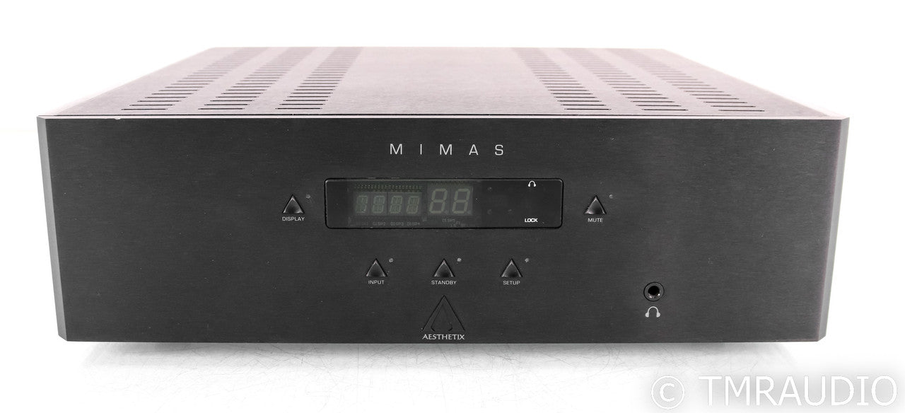 Aesthetix Mimas Stereo Tube Hybrid Integrated Amplifier; Remote; Black